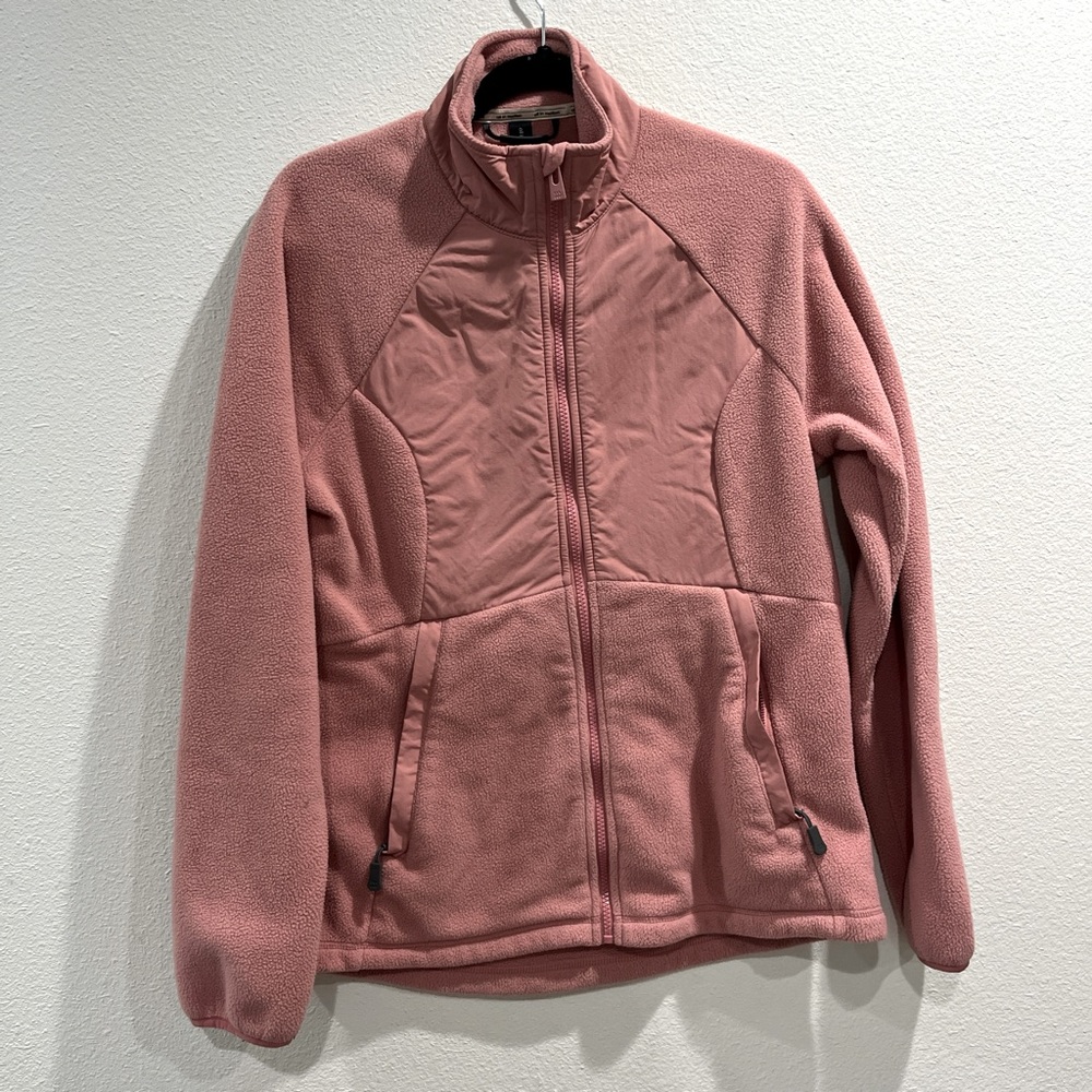 Pink zip up jacket